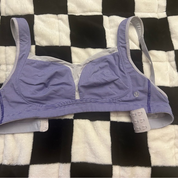 Women's Purple and Gray Sports Bra lot Lululemon Tatatamer 36D - Picture 2 of 10